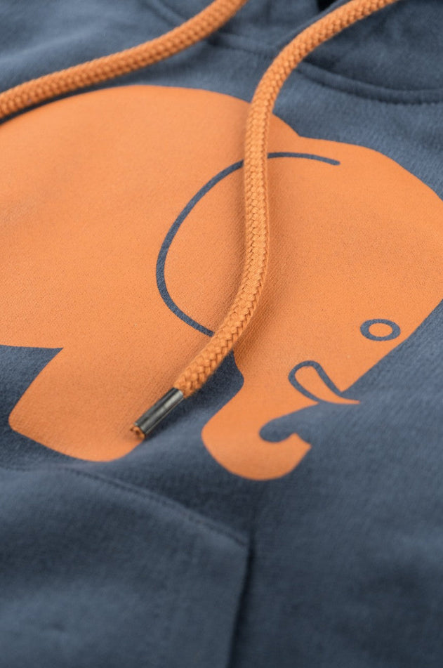 Kids Organic Classic Hoodie Trendsplant Blue