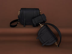 No. 409 Saddle Bag Decor Black