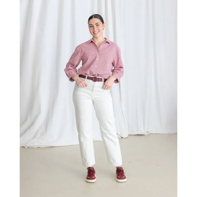 Vichy Shirt Burgundy