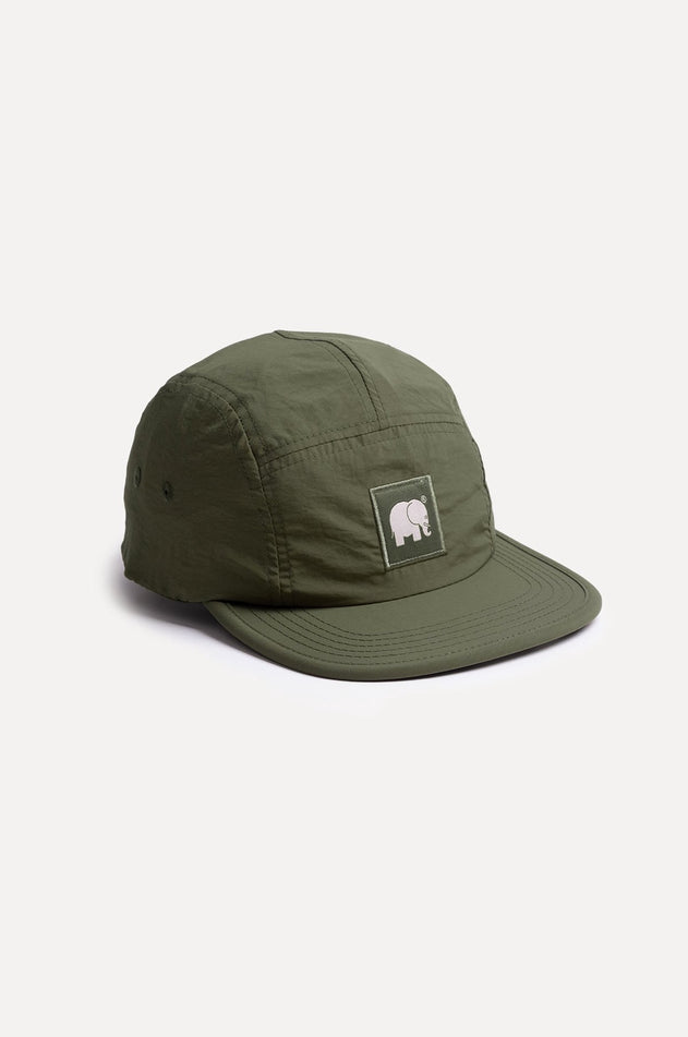 Five Panel Cap Olijfgroen
