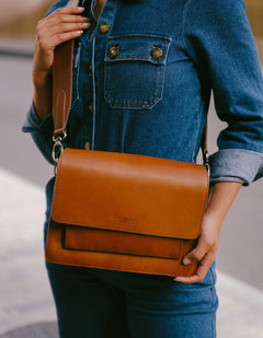 Harper Classic Leather Cognac