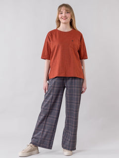 Luoto Broek Grijs Melange