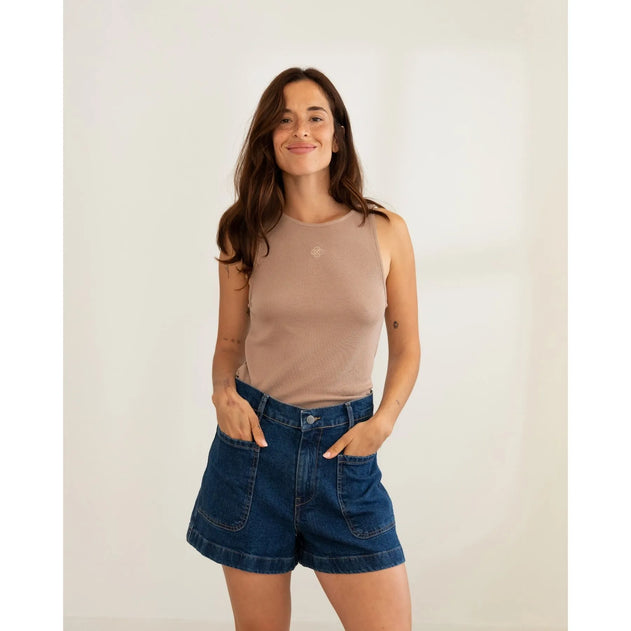Bermuda Denim Shorts Ocean