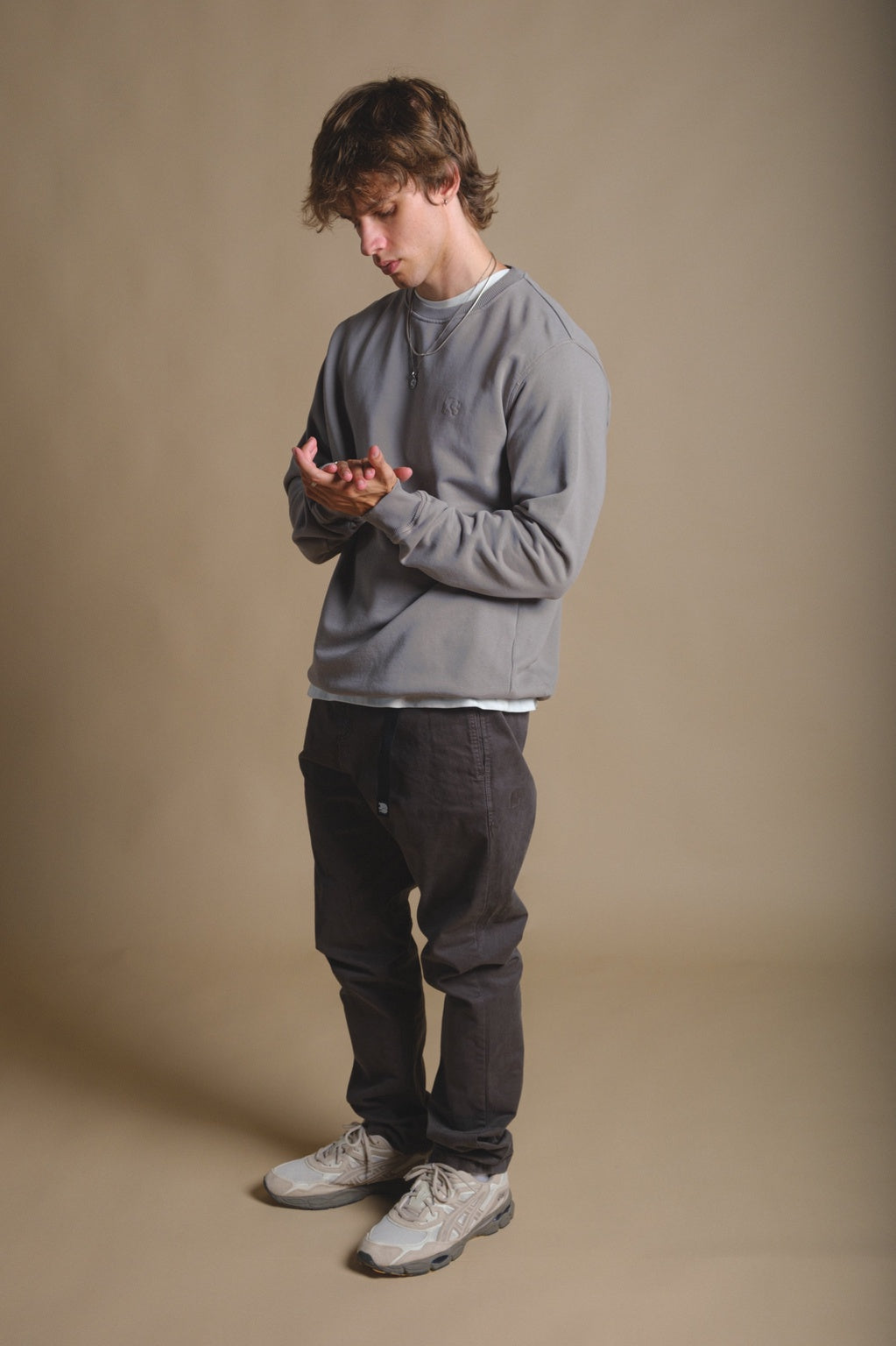Essential Garment Heavyweight Sweater Organic Gray