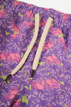 Heren Trippyplant Zwemshort Sour Grape