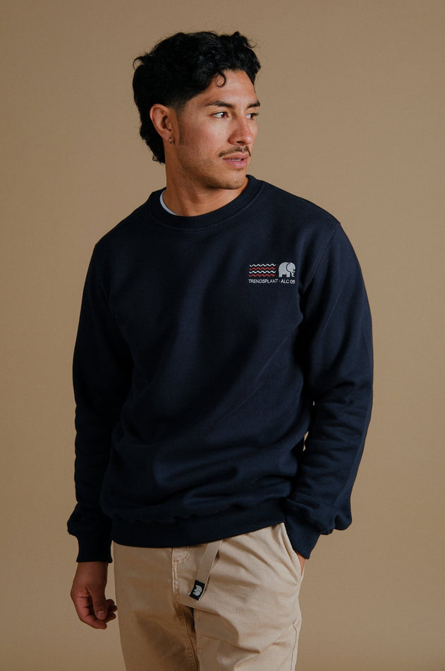 Explanada Organic Sweater Blauw