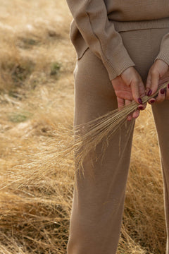 Bene Merino Wide Pants Beige