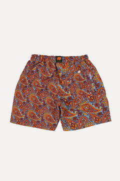Caribbean Paisley Zwemshort Groen