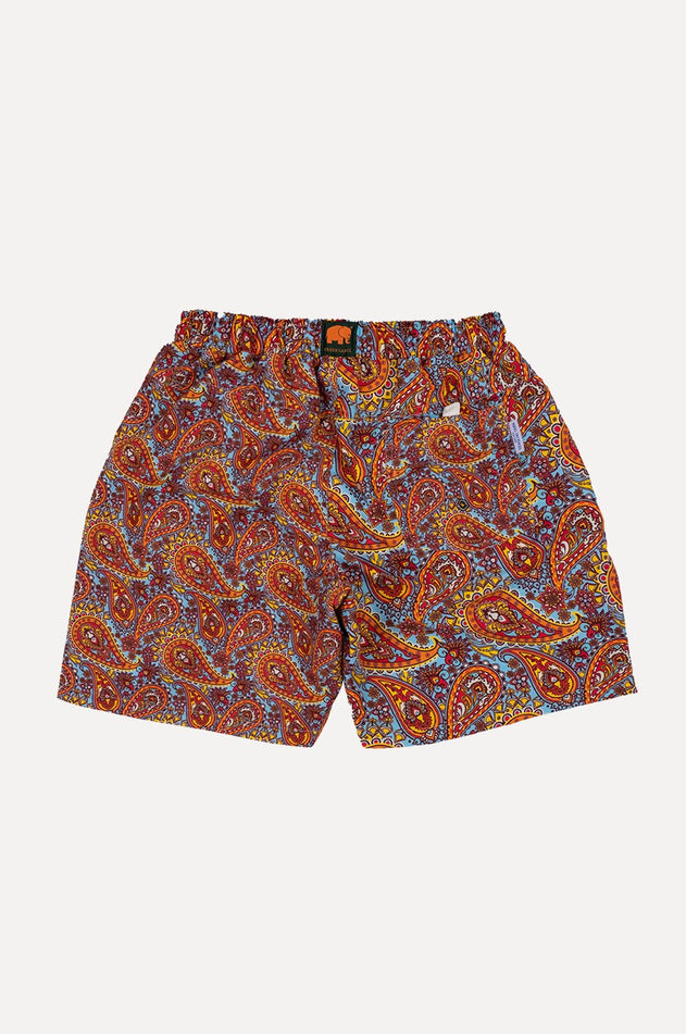 Caribbean Paisley Zwemshort Groen