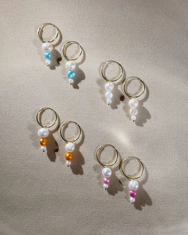 Lagoon Hoops White/Blue/Gold