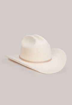 Karina Wool Cowboy Hat Simply White