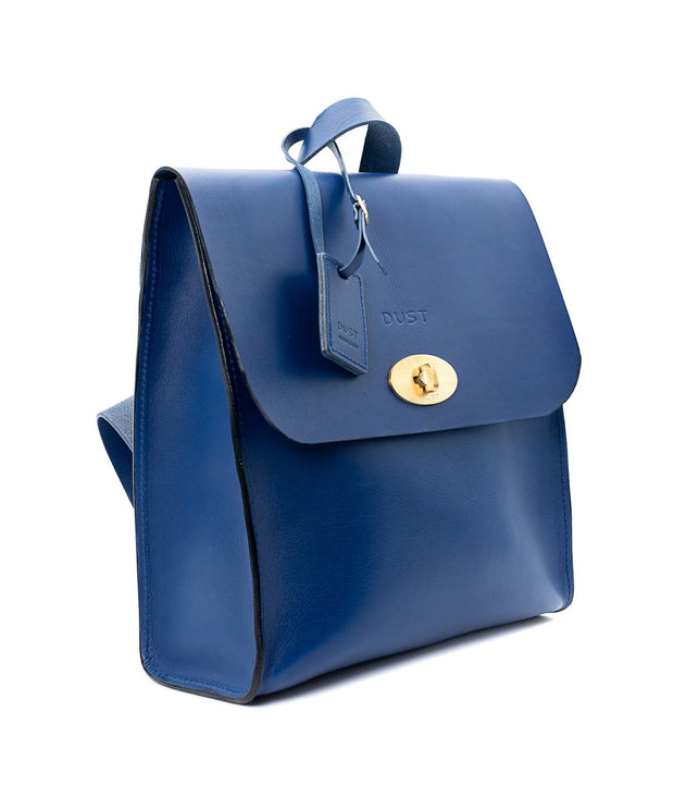 Artist Cuoio Leren Rugzak Blauw