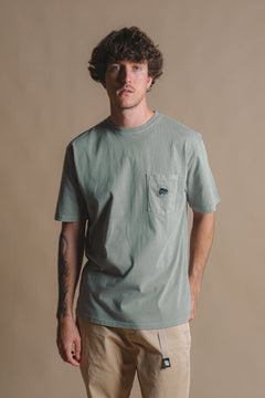 Garza T-shirt Silver Groen