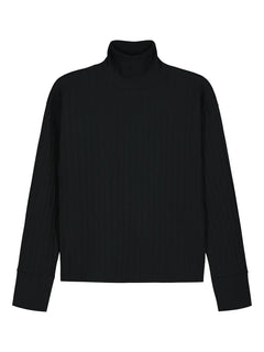 Aalis Ribb Shirt Black