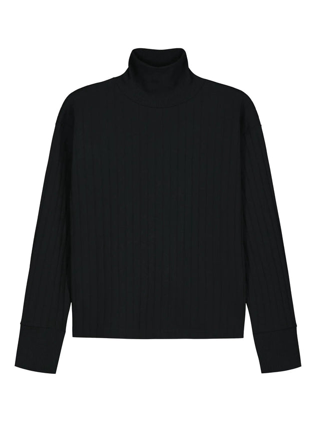 Aalis Ribb Shirt Black