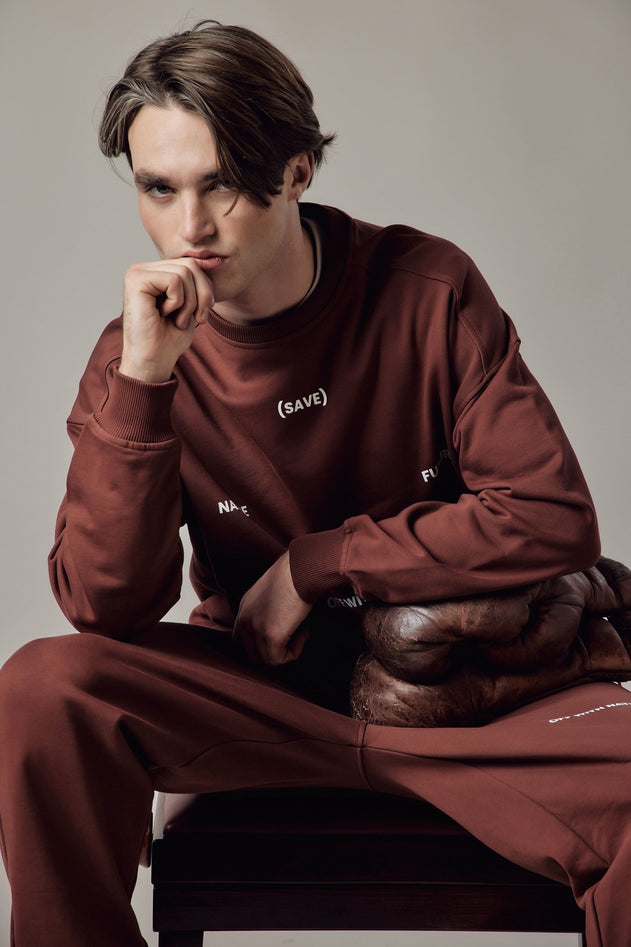 Men's Loose Fit Crewneck Sweatshirt