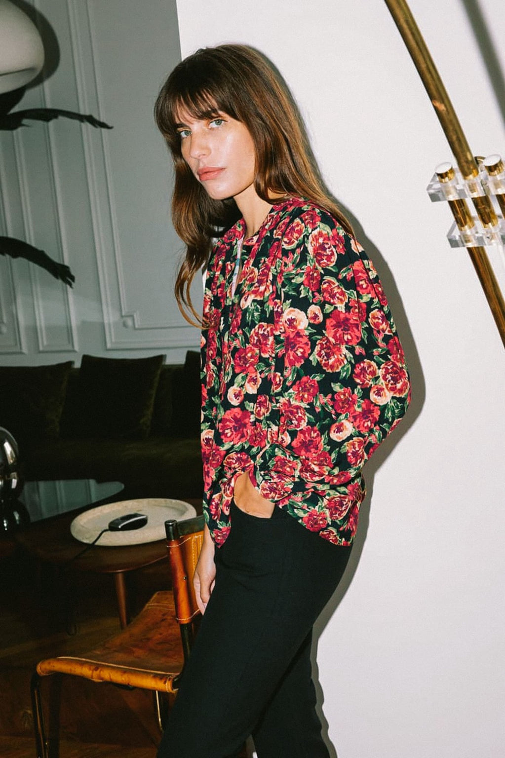 Hortensia Blouse Red