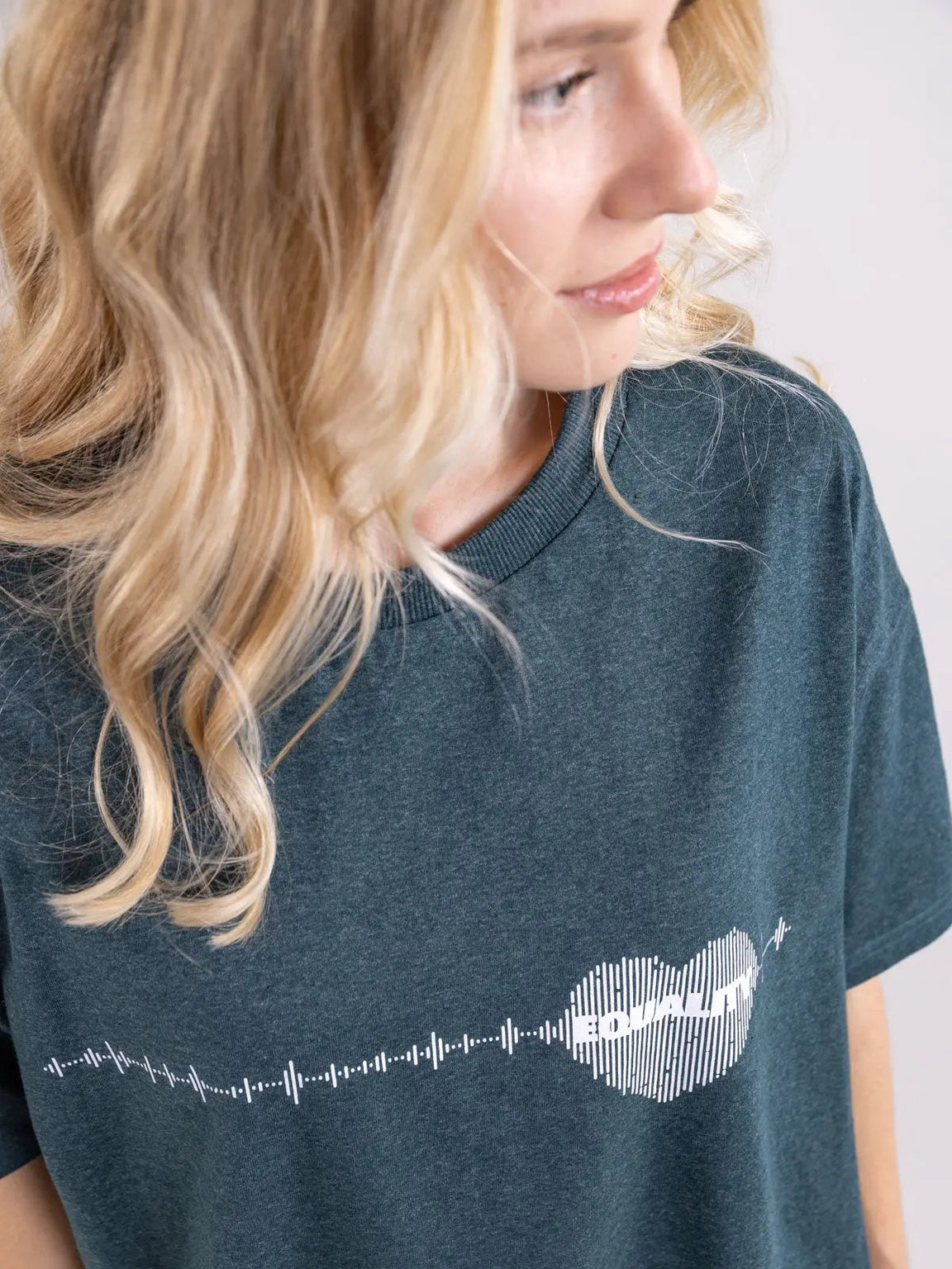 Kivi T-shirt Zeegroen