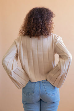 Nashi Merino Sweater Beige