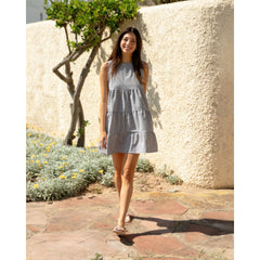 Dune Dress Black Gingham