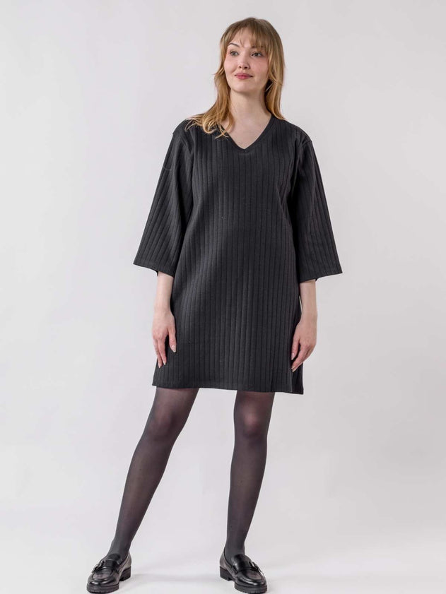 Suvanto Ribbed Tunic - Black