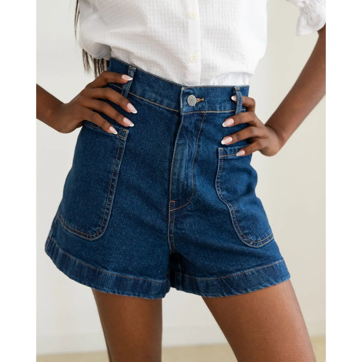Bermuda Denim Shorts Ocean