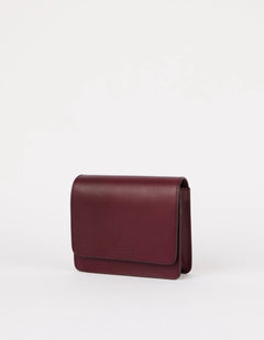 Audrey Mini Tas Donkerkersrood