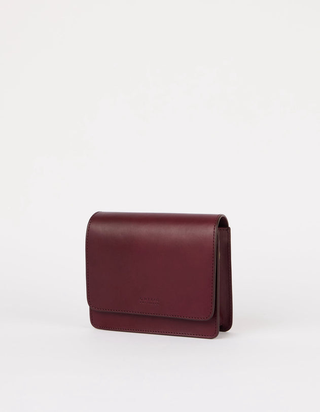 Audrey Mini Tas Donkerkersrood