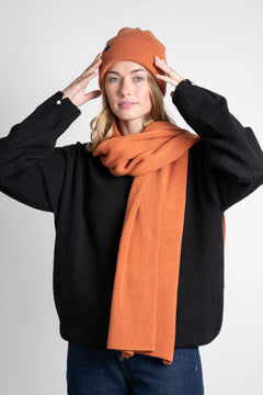 Knitted Beanie Orange