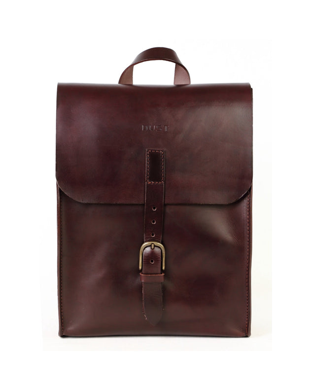 Mod 120 Cuoio Leren Rugzak Donkerbruin