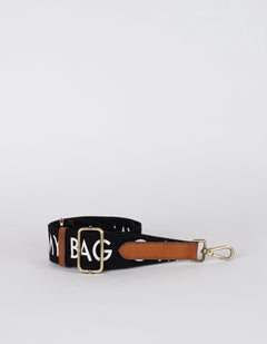 Canvas Logo Tasriem Zwart & Cognac