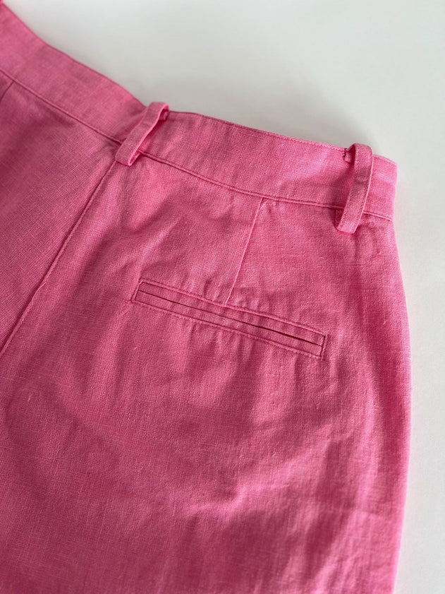 Lion Linen/Organic Cotton Trousers Pink