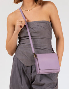 Audrey Mini Bag Classic Leather Lavender