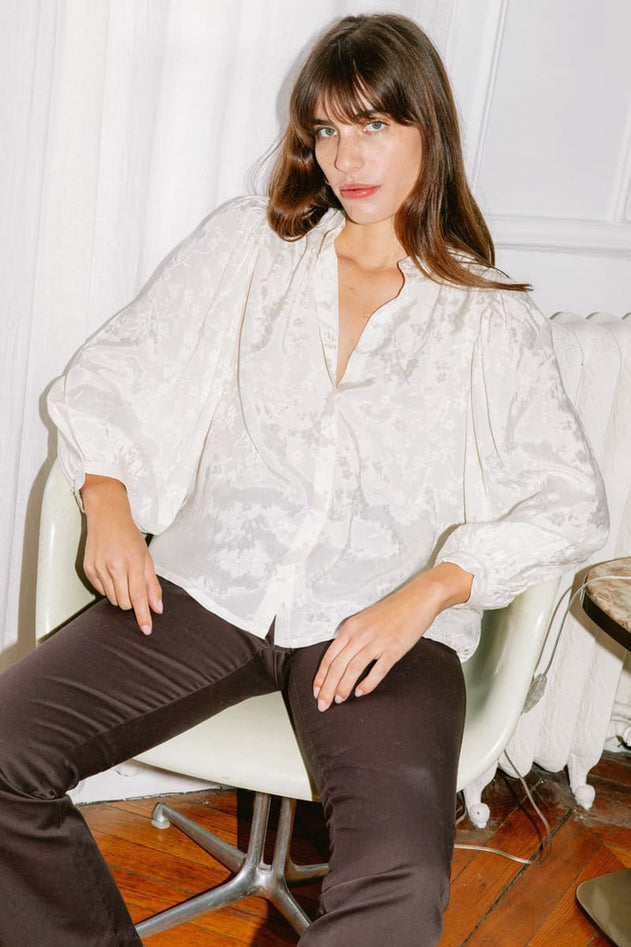 Hortensia Blouse Ecru