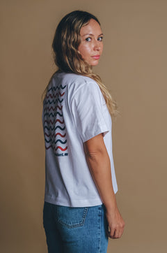 Dames Explanada Organic T-shirt Wit