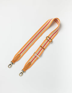 Striped Tasriem Oranje, Rood & Cognac