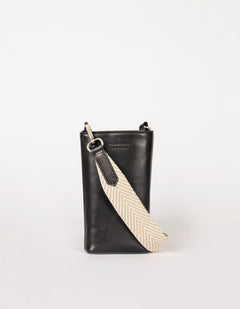 Charlie Phone Bag Classic Leather Black