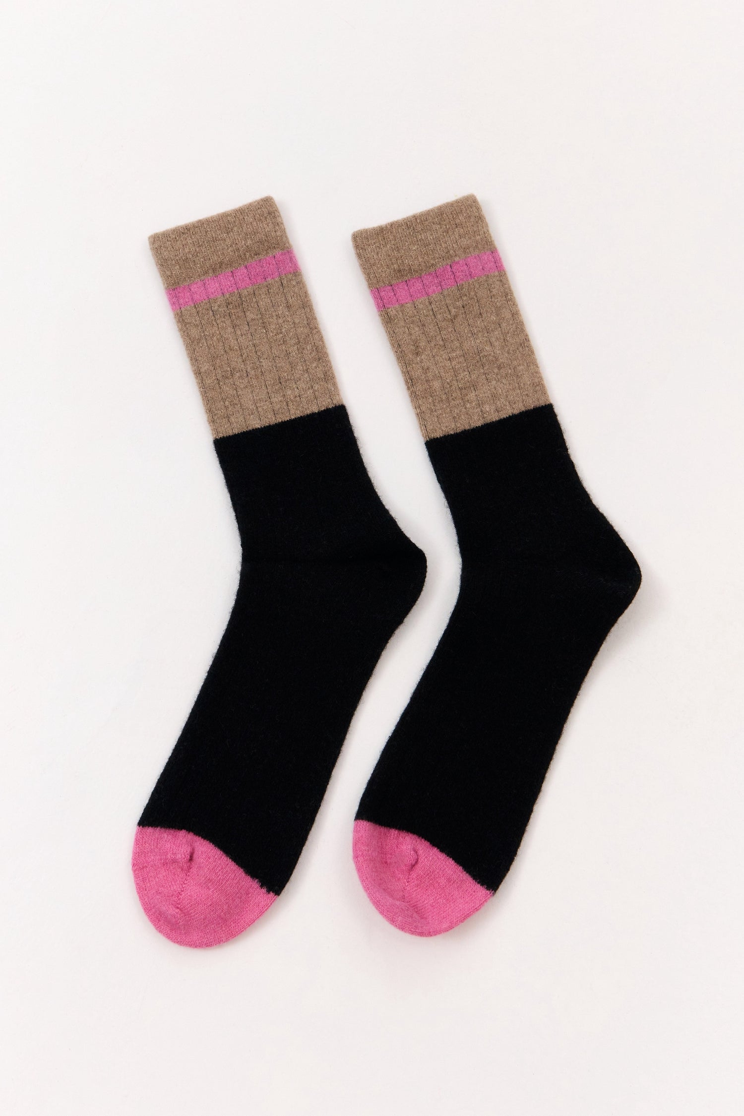 Andes Wool Socks Pink