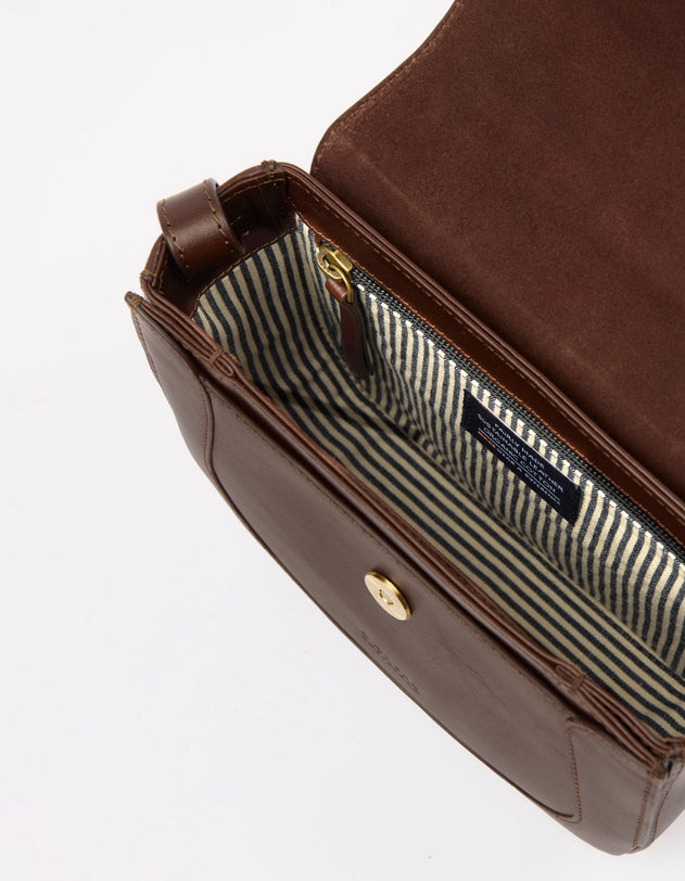 Nina Tas Chocoladebruin, Classic leer