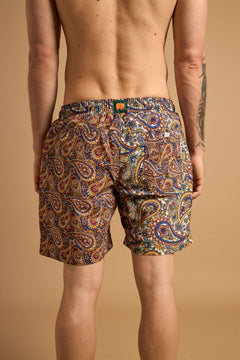 Ocean Paisley Zwemshort Groen