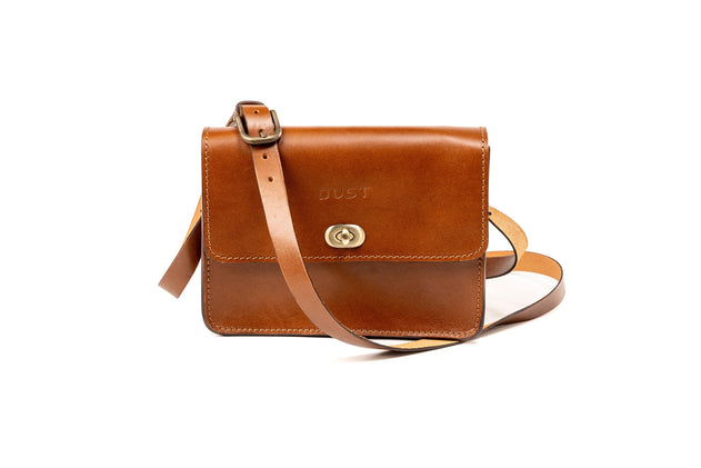 Santa Fe Leren Crossbodytas Bruin