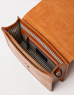 Audrey Mini Tas Cognac
