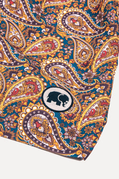 Ocean Paisley Zwemshort Groen