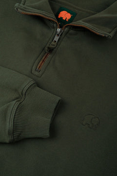 Zip Sweater Kombu Green