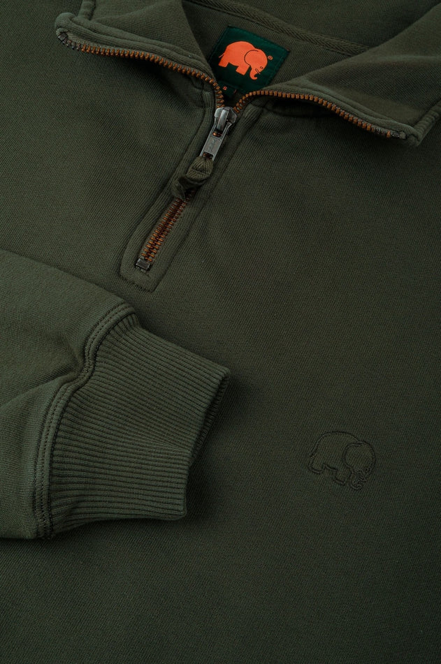 Zip Sweater Kombu Green