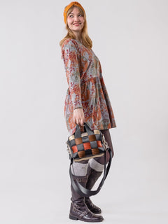 Sinervä Tunic Rust-Grey Melange