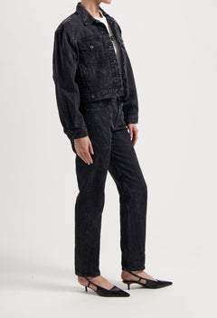 Gina Spijkerjasje Dry Black