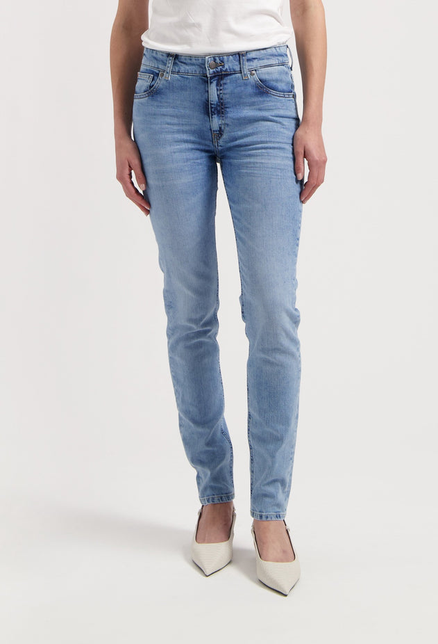 Skyler Mid Skinny Jeans Original Stone