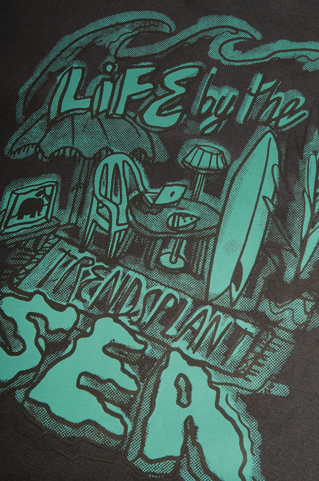 Life By The Sea Vii By P.bueno T-shirt Magnet Grey