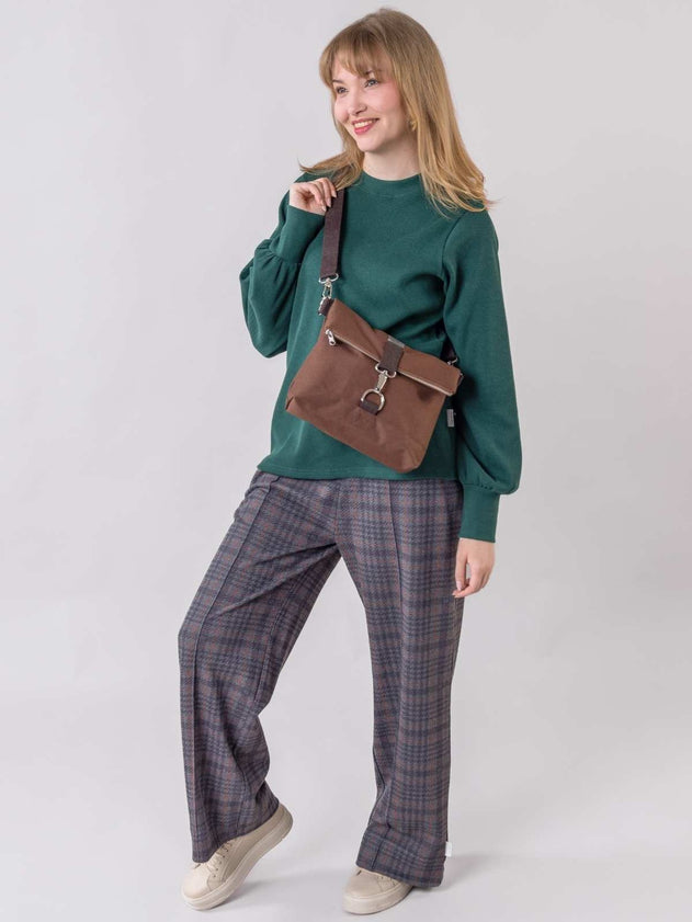 Luoto Broek Grijs Melange